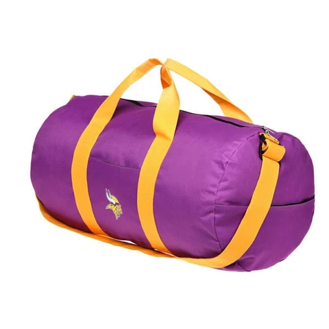 FOCO NFL Minnesota Vikings Vessel Barrel Duffle Bag Cover