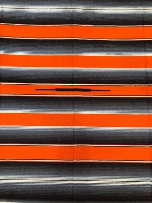 Falsa Mexican Blanket Saltillo cholo Serape diamond Yoga Throw Limited Edition W - Image 1 of 4