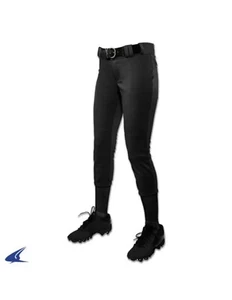 Champro Damen traditionelle niedrige Softballhose Größe Small, Farbe schwarz - Bild 1 von 6