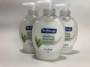 Lotto di bottiglie 3-7,5 once/221 ml sapone per le mani soap lenitivo aloe vera umidità, - Foto 1 di 4