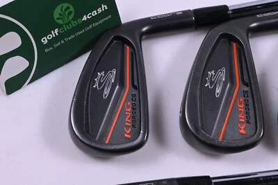 Cobra King Forged CB/MB Black Irons / 3-PW / X-Flex Steel Shafts - Image 1 of 4