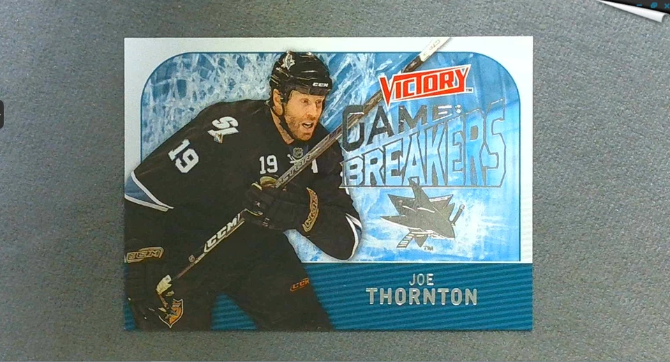 2009-10 Upper Deck Victory Game Breakers #6 Joe Thornton Sharks - Image 1 of 2