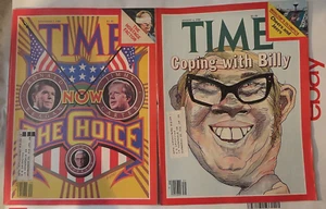 Time Magazine Aug Nov 1980 Jimmy Carter lot The Choice Reagan Billy President - Picture 1 of 2