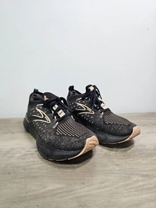 Brooks Glycerin StealthFit 20 Black Peach - Womens Sz 7 - Running Training Shoes - Picture 1 of 11