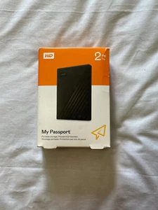WD My Passport-2TB-Portable External Hard Drive - Picture 1 of 5