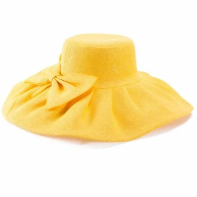 1pc Collapsible Wide Brim Hats Kentucky Derby Floppy Caps Women Headwear Accesso - Image 1 of 4