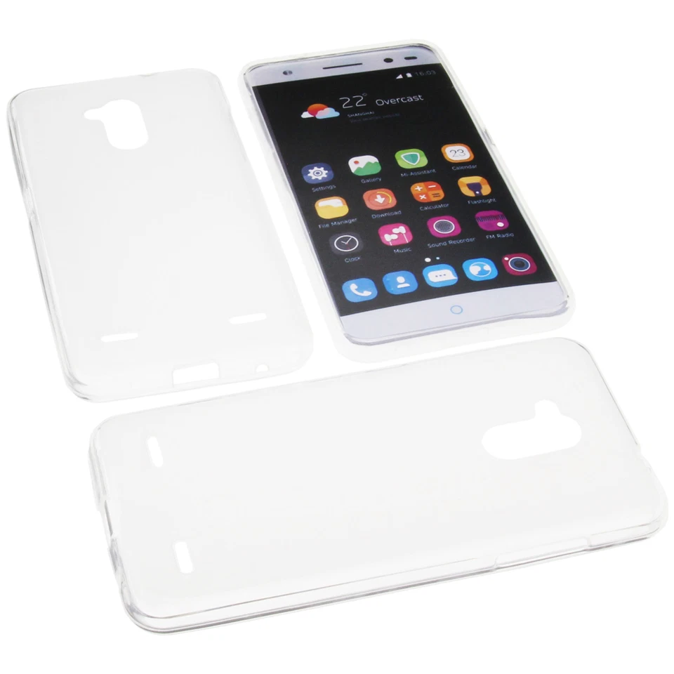Tasche für ZTE Blade V7 Lite Handytasche Schutz Hülle TPU Gummi Case Transparent - Bild 1 von 4