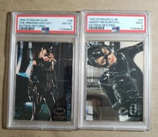 1992 Stadium Club Batman Returns #86 PSA 8 #93 PSA 9 Catwoman Michelle Pfeiffer
