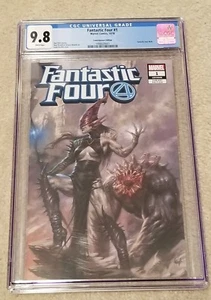FANTASTIC FOUR 1 CGC 9.8 LUCIO PARRILLO GRIEVER COMICXPOSURE LOGO VARIANT A HOT! - Picture 1 of 2