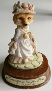 FIGURA DE COLECCIÓN RETRO LITTLE NOOK VILLAGE DAMA SARAH COOPER FOX DE LEONTO - Imagen 1 de 10