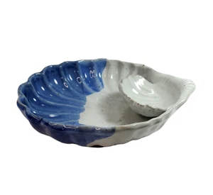 Keramik Muschelschale Chip und Dip oder Garnelen Cocktail Servierschale von Leon Kula - Bild 1 von 12