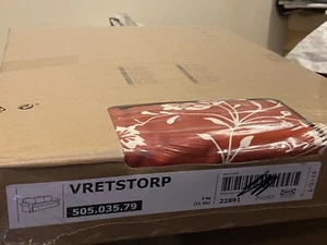 Ikea Ektorp / VRETSTORP Cover for 3-seat sofa-bed, Virestad red/white,50503579 - Picture 1 of 7