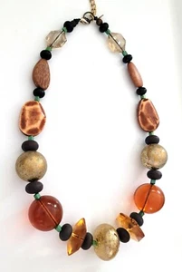 Collar grueso llamativo Teresa Goodall Lucite - Imagen 1 de 7