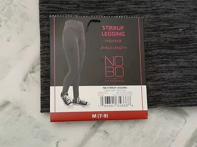 Womens Stirrup Leggings Juniors Size Medium Retro 80's Pants No Boundaries NEW - Image 1 of 4