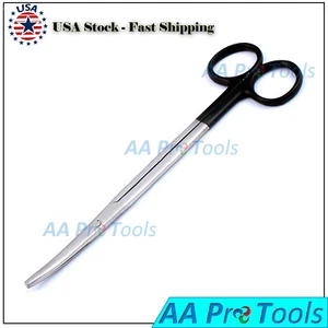 SuperCut Metzenbaum Scissors 5.5" / 18cm Curved German Grade Black Handle - Picture 1 of 2