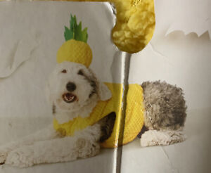 🍍 Hyde & EEK! Halloween Pineapple Dog Costume - XL -👉NO HAT👈