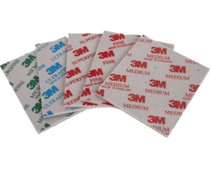 3M softback Sanding Sponge Pads ~ Ultrafine, Microfine, Superfine, Fine & Medium - Picture 1 of 9