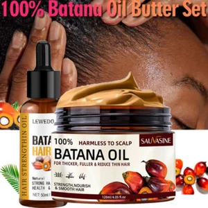 NEW Natural Batana Oil For Hair Growth Healthier Thicker Fuller Anti Hair Loss - Picture 1 of 24