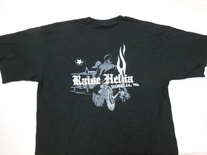 MOTORCYCLE RALLY Raise Hellia ROSALIA WA. Black T-Shirt Size L w/ great Logo NEW - Picture 1 of 4