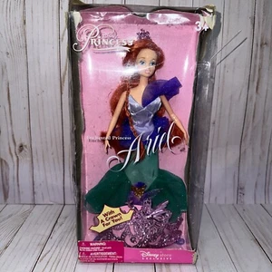 Disney Store EXKLUSIV Verzauberte Prinzessin ARIEL kleine Meerjungfrau Puppe Box beschädigt - Bild 1 von 8