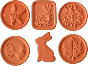 6 Pcs Brown Sugar Keeper Terracotta Ceramic High Quality Materials Reverse Funct - Picture 1 of 12