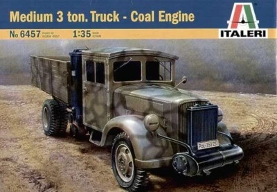 Italeri 6457 Medium 3 tonnellate. Camion - Motore a carbone 1/35 - Immagine 1 di 4