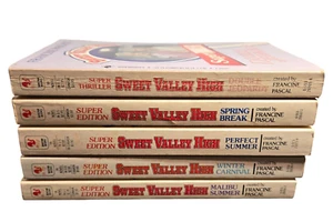 Sweet Valley High Super Edition Super Thriller Paperback Lot Of 5 Books - Imagen 1 de 6