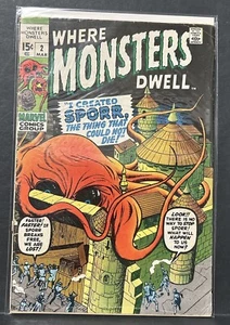 Where Monsters Dwell - #2 - Marvel - 1970 - G/VG - Picture 1 of 1