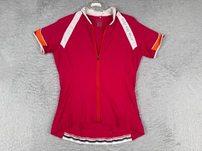 GORE Cycling Jersey Women Large Red Full Zip Polyester Pockets Short Sleeve - Image 1 of 4