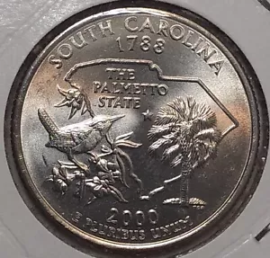2000-D South Carolina Quarter ~ Superb Gem Mint State - Bild 1 von 2