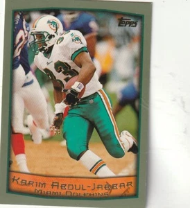 SPEDIZIONE GRATUITA-COME NUOVO-1999 Topps Karim Abdul-Jabbar #215 DELFINI - Foto 1 di 1