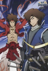 poster promo Sengoku Basara otome youkai zakuro anime Date Masamune Sanada - Picture 1 of 2