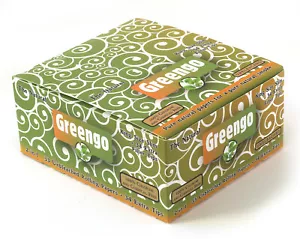 Papel rodante delgado sin blanquear talla Greengo King + puntas - 1 caja (24 folletos) - Imagen 1 de 3