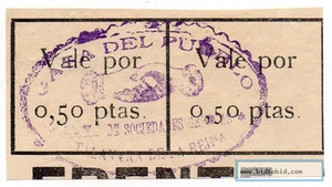 Sello Local Guerra Civil Talavera de la Reina -Cat. Sofima 2. ORD:1296 - Imagen 1 de 1