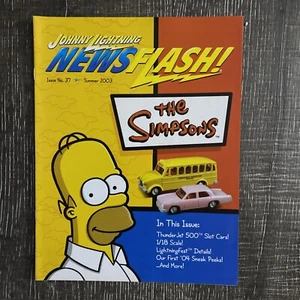 Johnny Lightning Newsflash Diecast Newsletter Issue # 37 Summer 03 The Simpsons - Picture 1 of 5