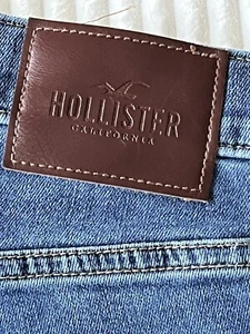 Hollister Advanced Stretch Skinny 34x30 Blue Jeans Made in Cambodia - Picture 1 of 9