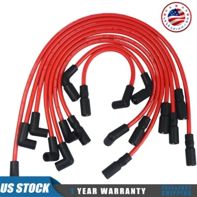 Spark Plug Wires For GMC Jimmy Sonoma Safari Vortec V6 4.3L 262 1995-2001 NEW - Image 1 of 4