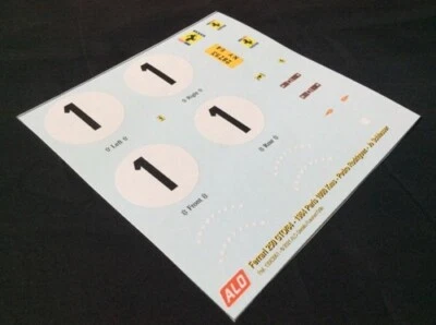 1964 MONTLHERY #1 FERRARI 250 GTO/64 RODRIGUEZ/SCHLESSER 1:18 DECALS - Photo 1/2