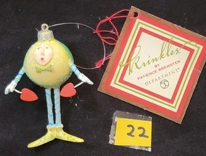 Dept 56 Patience Brewster Krinkles Mr Jingle Bell mit Herzen Mini Ornament N22 - Bild 1 von 3