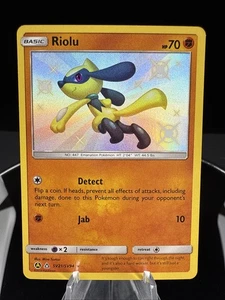 Riolu SV21/SV94 Pokémon Hidden Fates: Shiny Vault Baby Shiny Holo Near Mint - Picture 1 of 2