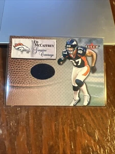 Ed McCaffrey 2000 Fleer Tradition Genuine Coverage Jersey Relic Denver Broncos - Picture 1 of 6