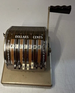 Paymaster Series X-550 Vintage Check Writer 7 Column Embosser Machine - Picture 1 of 7