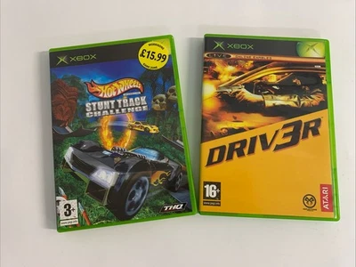 Hot Wheels Stunt Track Challenge and Driv3er (Driver 3) Microsoft Xbox PAL - Image 1 of 2