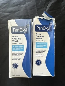 Paquete de dos (2): Nuevo lavado cremoso Pan Oxyl Acné control diario 6 oz cada uno, caducidad 12/2026 - Imagen 1 de 6