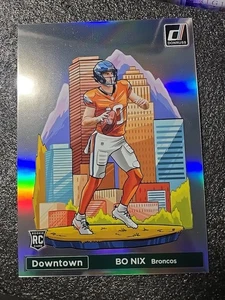 Bo Nix Oversize DOWNTOWN Rc 2024 Panini Donruss - Bild 1 von 3