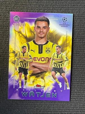 Kjell Watjen 2024-25 Topps Finest UEFA Skillset Purple Refractor /299 RC #SK-12 - image 1 of 2