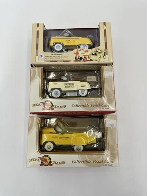 New Pedal Cars Pedal Power Die Cast Lot Of 3 Toy Vehicles Scale 1:10 - Image 1 of 4
