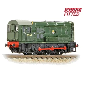 Graham Farish N Gauge 371-013ASF Class 08 Loco No.13269 BR Green SOUND FITTED - Picture 1 of 2