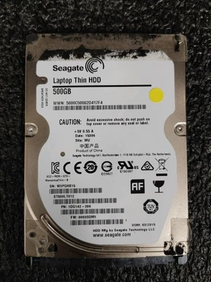 Seagate 1DG142-286 ST500LT012 500GB 5.4K RPM 16MB Cache 6 Gb/s SATA 2.5" HDD - Image 1 of 4