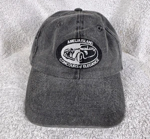Amelia Island Concours D Elegance Mens Hat Car Show Gray Cap - Picture 1 of 9